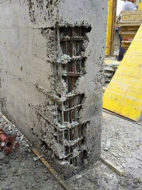 Honeycombing in column.jpg