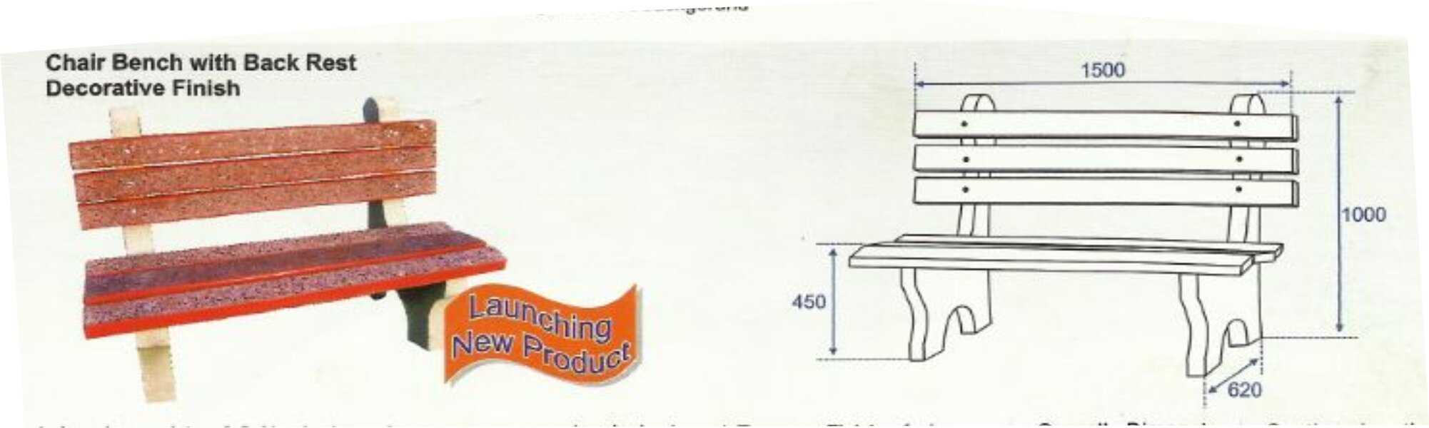 CHAIR BENCH WITH BACK REST WITH TERRAZZO FINISH .jpg