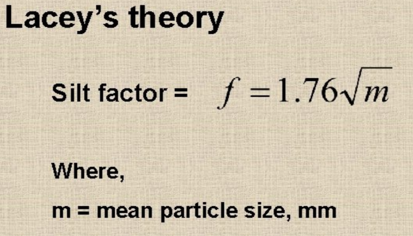 lacey's theory - silt factor.png