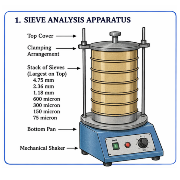 Sieve Set for sieve analysis