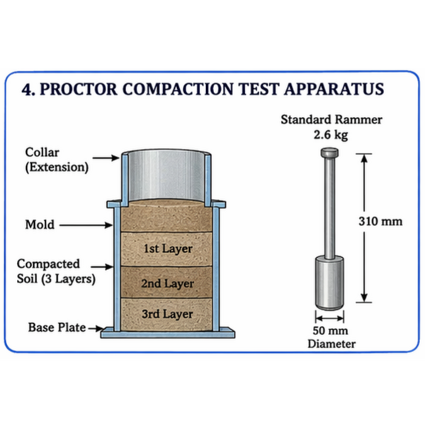 proctor compaction test apparatus